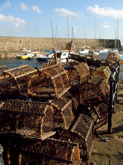 Fishermans Baskets Dysart Harbour